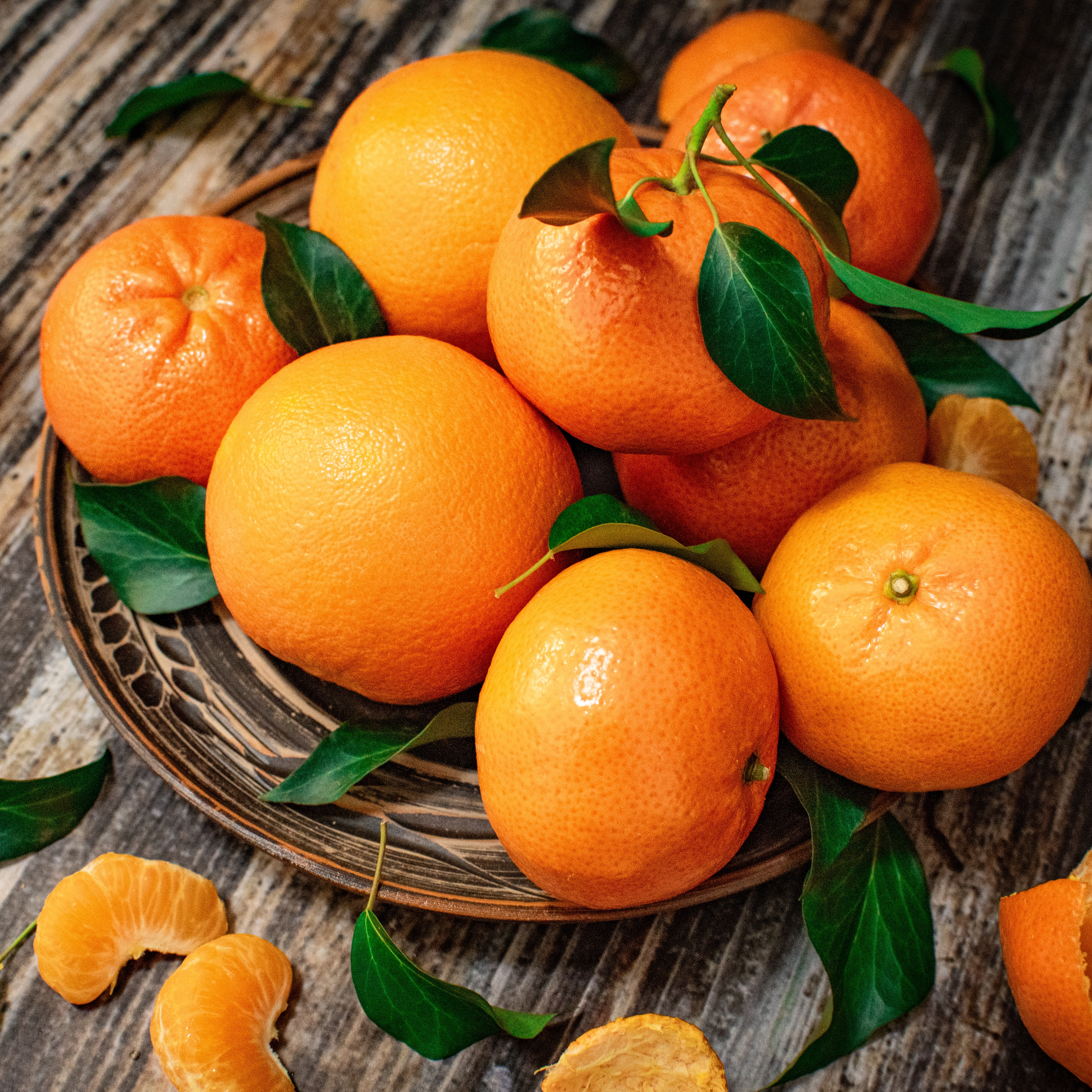 bowl of tangerines